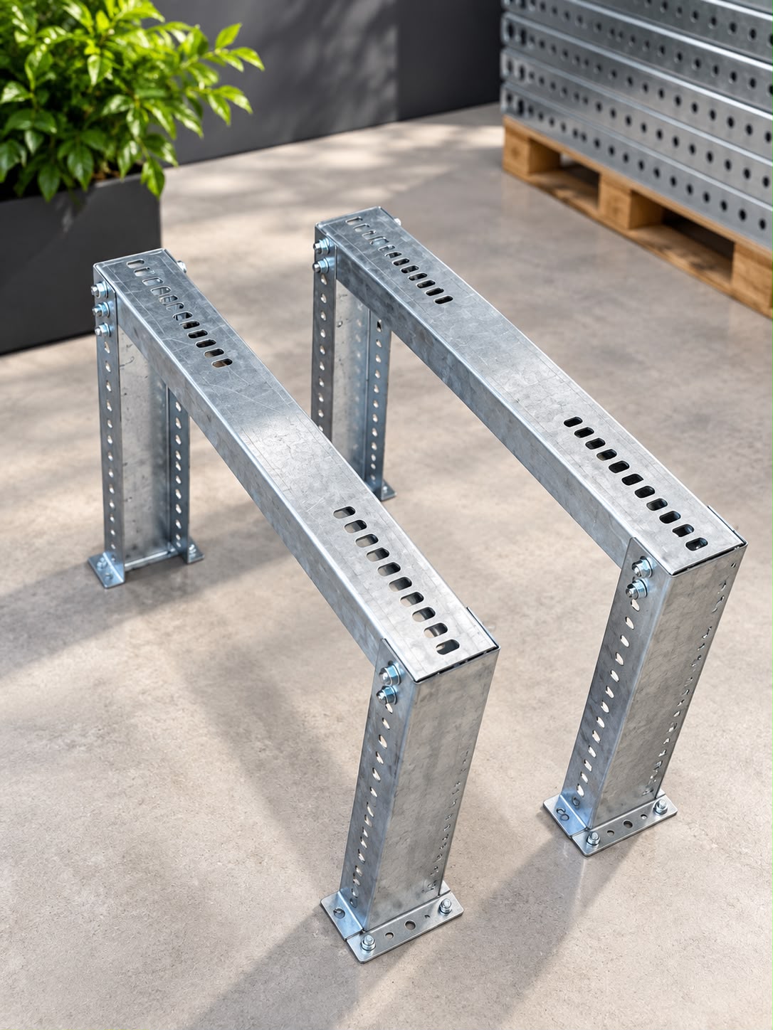 Samsun Isı Pompası Ayarlı Ayak Kaidesi Üreticisi Galvaniz Öztürk Metal