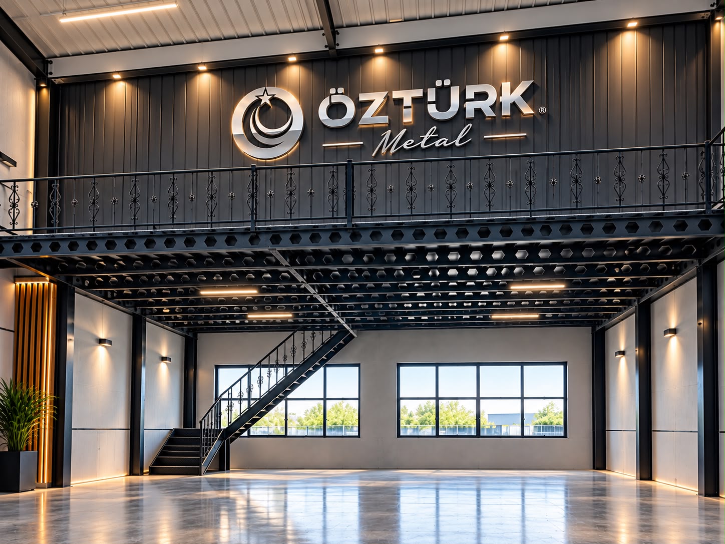 Öztürk Metal Sanayi Samsun Fabrikası Çelik Konstrüksiyon ve İmalat Atölyesi